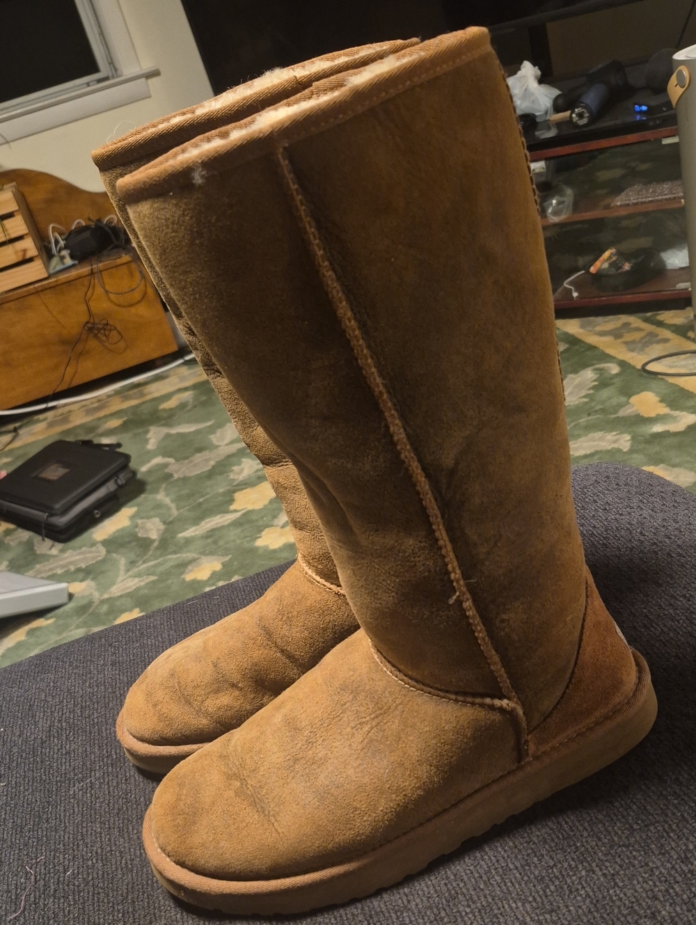 UGG Chestnut Tall Suede Winter Boots